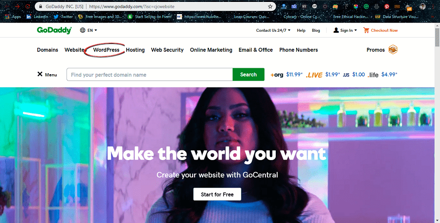 godaddy-hosting-setup