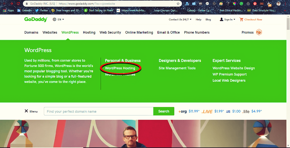 godaddy-hosting-setup